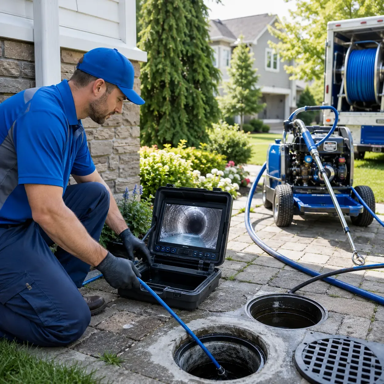 Outdoor drain cleaning professionals serving New Vienna, IA